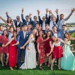 photo de groupe mariage